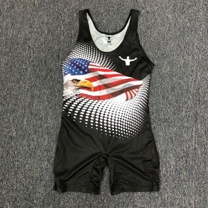 New (no tags) wrestling American flag singlet adult medium (runs small)